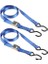 Eco 4368EURDAT Set Kayış, Kendinden Emniyetli Tokalı ve S-Kanca, Mavi, 2 M x 25 Mm, 2 Adet 2