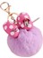 Disney Minnie Mickey Mouse Peluş Anahtarlıklar Karikatür Puantiyeli Yay Pom-Pom Anahtarlık Kolye Araba Çanta Süsü Kız Çocuk Hediye Oyuncak (Yurt Dışından) 1