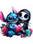 Disney Numaraya Göre Boya Stitch Karikatür Dıy Sanat Numaraya Göre Boyama Noelden Önce Kabus Çizim Çiçek Cadılar Bayramı Hediyesi Renk: DSN-1455-ZD / Boyut (Cm): 30X30CM Çerçeve Yok (Yurt Dışından) 1