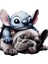 Disney Lilo ve Stitch Sayılarla Boya Yetişkin Kiti Tuval Üzerine Karikatür Çizim Sayılarla Boyama Köpek Ev Dekoru Yılbaşı HEDIYESIRENK:DSN-1482-ZD/BOYUT(CM):30X30CM Çerçeve Yok (Yurt Dışından) 1