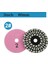 Pembe 4 Inç 100MM Kuru Parlatma Pedi 4 Adım Kuru Elmas Parlatma Pedleri Granit Taşlama Zımpara Diski Parlatma Aracı Aksesuarları (Yurt Dışından) 1