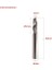 4X4X25X50MM 1 Adet Tek Flüt Up Spiral Kesici Cnc End Mill Karbür Yönlendirici Bit Akrilik Pvc Mdf Freze Kesicisi Ağaç Işleme Araçları (Yurt Dışından) 1