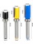 6X12.7X10 Lavıe 6mm Shank Gömme Trim Yönlendirici Bit Desen Bit Üst Alt Rulman 12MM Bıçak Şablonu Ahşap Freze Kesici Marangoz MC06080 (Yurt Dışından) 4