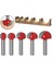 8X22 6/8mm Shank Çift Kenar Freze Uçları Ahşap Koyu Kutusu Bit Tungsten Karbür Ahşap Freze Freze Kesici Ağaç Işleme Araçları (Yurt Dışından) 2