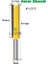 03 1 Adet 8mm Shank Freze Kesicisi Ahşap Oyma 50MM 77MM Uzun Düz Freze Ucu 1/2 "çaplı Kenar Ahşap Kesme Kesici Bıçak (Yurt Dışından) 1
