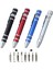 Kırmızı Çok Fonksiyonlu Onarım Çok Fonksiyonlu Tornavida Aracı Kalem Alüminyum Alaşımlı Tornavida 8-In-1precision Set Uygun Onarım Araçları (Yurt Dışından) 2