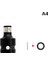YHBI038-A4 1/2 Inç Kare Ila 1/4 Inç Altıgen Cırcır Soket Anahtarı Soket Adaptör Anahtarı (Yurt Dışından) 1
