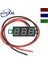 2WIRE Kırmızı 0.36 Inç 2/3 Wire 0.36'' Dc 4.5-30V 3 Haneli Ekran Voltmetre Mini LED Dijital Panel Gerilim Ölçer Enstrüman Kırmızı/mavi/yeşil (Yurt Dışından) 2