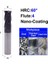 1.5X4X50L 4F60C Mzg Hrc 45 55 65 2 Kenar 4 Flüt Kare Freze Kesicisi Titanyum Işleme Cnc Sert Alaşım Karbür Aracı Tungsten Çelik Parmak Freze (Yurt Dışından) 1
