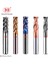 4X4X10X50 4F-BB2055 Bb Cnc Karbür Düz Uçlu Değirmen Tungsten Kesici 2 4 Flüt Metal Çelik Işleme Aracı Anahtar Yüzü Kare Yönlendirici Bit 6 8 12 Shank HRC55 (Yurt Dışından) 2
