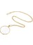 Altın 5x Kolye Büyüteç Kolye |büyüteç Kolye Cep Takıları |taşınabilir Okuma Büyüteci Büyüteç Zinciri Monocle Neckla (Yurt Dışından) 1