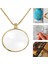Altın 5x Kolye Büyüteç Kolye |büyüteç Kolye Cep Takıları |taşınabilir Okuma Büyüteci Büyüteç Zinciri Monocle Neckla (Yurt Dışından) 5