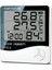 Htc-1 LCD Elektronik Dijital Sıcaklık Nem Ölçer Termometre Higrometre Iç Mekan Dış Mekan Hava Istasyonu Saat Htc-1 Htc-2 (Yurt Dışından) 2