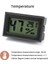 Telsiz Siyah Mini Dijital Nem Ölçer Termometre Higrometre Sensör Ölçer LCD Sıcaklık Buzdolabı Akvaryum Izleme Ekranı Kapalı (Yurt Dışından) 4