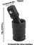 71MM 1 Adet 1/2 ''evrensel Bağlantı Soketi 70*12.5mm Pnömatik Döner Bağlantı Hava Etkisi Wobble Soket Adaptörü El Aleti Anahtarı Aksesuarları (Yurt Dışından) 2