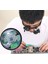 3led 45X Taşınabilir Lens Gözlem Büyüteç Kafa Bandı Gözlük Kafa LED Gözlem Bandı ile Büyüteç Gözlük Giyen (Yurt Dışından) 3