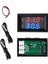 Bir Dc 4-28V 5V 12V 0.28 Inç LED Ekran Çift Voltmetre Dijital Sıcaklık Sensörü Termometre Ntc 10K 3950 Prob Kablosu (Yurt Dışından) 1