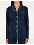 Kadın Lacivert Pamuklu Modal Boydan Patlı Kutulu Pijama Takımı Q8.u.8o.k2.k.a8.p.c 3