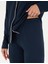 Kadın Lacivert Pamuklu Modal Boydan Patlı Kutulu Pijama Takımı Q8.u.8o.k2.k.a8.p.c 5
