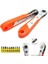 Tornavida Kafaları Taşınabilir Mini Manyetik Cırcır Anahtarı 1/4 "altıgen Torx Çift Yönlü Kontrol Tek/çift Kafa Tornavida Aracı Ev Dıy A (Yurt Dışından) 2