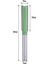 6X9X30 1 Adet 6mm Shank Tek Çift Flüt Düz Bit Ahşap Freze Tungsten Karbür Yönlendirici Bit Ağaç Işleme Aleti, 22 Boyutları (Yurt Dışından) 1