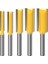 06 1 Adet 1/4 "6.35MM Shank Freze Kesicisi Ahşap Oyma Düz Tungsten Karbür Tek Çift Flüt Yönlendirici Bit Ahşap Freze Kesicisi (Yurt Dışından) 4