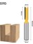 8x6 8mm Yuvarlak Şaft Düz Ağaç Işleme Kesici Freze Uçları Ahşap Marangoz Freze Kesici Freze Ucu 6/10/12/16MM Kesme Çapı (Yurt Dışından) 1