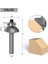 6.35MM Sap 6.35X6.35 1 Adet 1/4 "1/2" Shank Pah Kesici Freze Uçları Ahşap At Burun Ucu 45 Derece Cnc Ağaç Işleme Aletleri Iki Flüt Freze (Yurt Dışından) 1