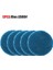 Mavi 2500 5 Adet 4'' Matkap Güç Fırça Kiremit Scrubber Ovma Parlatma Pedi 240 400 800 Ev Temizlik Bezi Aracı Banyo Zemin Küvet (Yurt Dışından) 1
