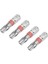 Sarı T9 Uxcell 4 Adet S2 T6/9/10/15/20/25/30/40 Güvenlik Torx Tornavida Uçları, 1/4 "hex Shank 25MM Uzun, Farklı Renkler, Dıy El Aletleri (Yurt Dışından) 1