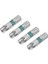 Sarı T9 Uxcell 4 Adet S2 T6/9/10/15/20/25/30/40 Güvenlik Torx Tornavida Uçları, 1/4 "hex Shank 25MM Uzun, Farklı Renkler, Dıy El Aletleri (Yurt Dışından) 2