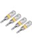 Sarı T9 Uxcell 4 Adet S2 T6/9/10/15/20/25/30/40 Güvenlik Torx Tornavida Uçları, 1/4 "hex Shank 25MM Uzun, Farklı Renkler, Dıy El Aletleri (Yurt Dışından) 3