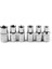 6 Adet Sürücü Prizler 1/4 Hex Shank Soket Uçları Dişi Soket Somun Seti Elektrikli Tornavida Kol Soket Spinner E E4 E5 E6 E7 E8 (Yurt Dışından) 1