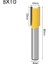10MM 1 Adet 8mm Shank Gömme Trim Yönlendirici Bit Düz Yönlendirici Bit Shank Alt Ahşap Temizleme Ucu Freze Kesicisi Ağaç Işleme Araçları (Yurt Dışından) 1