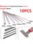 1mm 10 Adet Hss Düz Şaft Metrik 100MM Uzun Karbür Tungsten Çelik Çubuk Torna Aracı 1/1.5/2/2.5/3/3.5/4mm Çap Alaşım Yuvarlak Çubuk (Yurt Dışından) 4