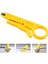 Sarı Pelacables Pequeño Pelacables Herramienta Pelacables Basit Çok Işlevli Pequeño Cuchillo Amarillo (Yurt Dışından) 2