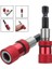 Kırmızı Oauee Ayarlanabilir Vida Derinliği Manyetik Tornavida Bit Tutucu 1/4 Inç Mini Hex Sürücü Ph2 Bit ile Elektrikli Tornavida Seti Için (Yurt Dışından) 4