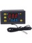Ac 110-220V W3230 Mini Dijital Sıcaklık Kontrol Cihazı 12V 24V 220V Termostat Regülatörü Isıtma Soğutma Kontrolü Termoregülatör Sensörlü (Yurt Dışından) 1