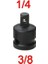 Tip 3 1/4 3/8 1/2 3/4 Cırcır Anahtarı Soket Dönüştürücü Kol Kafa Adaptörü Krom Molibden Çelik Soket Adaptörü Anahtarı El Aletleri (Yurt Dışından) 4