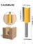 1L4X5L8X30 1/4 /6.35 mm Şaft Düz Bit Tungsten Karbür Tek Çift Flüt Freze Ucu Ahşap Freze Kesici Ağaç Işleri Için 1 Adet (Yurt Dışından) 1