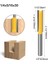 1L4X5L8X30 1/4 /6.35 mm Şaft Düz Bit Tungsten Karbür Tek Çift Flüt Freze Ucu Ahşap Freze Kesici Ağaç Işleri Için 1 Adet (Yurt Dışından) 5