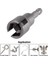 Kanat Somunu Sürücü Kelebek Cıvata Soket Anahtarı 1/4 Inç 6.35MM Hex Shank Soket Adaptör Somunu Güç Aracı Için Oluklu Kelebek Cıvata Soket Anahtarı El (Yurt Dışından) 4