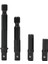 4 Adet 1/4 Adet Darbe Soketi Adaptörü 1/4 Inç Shank Matkap Uçları Uzatma Çubuğu Darbeli Matkap Için Hex Shank Kare Soket Uzatma (Yurt Dışından) 2