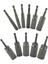 11MM 1 Adet 80MM Uzunluk 1/4 "hex Sürücü Manyetik Soket Darbe Somun Cıvata Vidalar Sertliği Absorbe Edin HRC60DRILL Bit (Yurt Dışından) 4