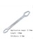 Evrensel Torx Anahtarı Tahtası Ayarlanabilir 8-22MM Çift Kafalı Torx Anahtarı Kendiliğinden Sıkılan Anahtar Çok Amaçlı Ayarlanabilir Anahtar (Yurt Dışından) 1