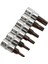 6 Adet/takım 1/4 "torx Tornavida Bit Seti Sürücü Soket Kafa Tornavida El Aracı Matkap Ucu Seti T10 T15 T20 T25 T30 T40 (Yurt Dışından) 3