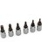 6 Adet/takım 1/4 "torx Tornavida Bit Seti Sürücü Soket Kafa Tornavida El Aracı Matkap Ucu Seti T10 T15 T20 T25 T30 T40 (Yurt Dışından) 4