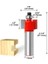 12X22X12.7 1 Adet 12MM Shank Rabbeting Bit Rulmanlar ile Ağaç Işleme Aleti T Tipi Rulmanlar Ahşap Freze Kesicisi Freze Uçları Ahşap 12MM (Yurt Dışından) 1