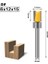 08 1 Adet 6 mm Shank Freze Kesici Ahşap Oyma Şablon Trim Menteşe Zıvana Freze Ucu Düz End Mill Giyotin Temizleme Yıkama Aracı (Yurt Dışından) 1