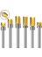 08 1 Adet 6 mm Shank Freze Kesici Ahşap Oyma Şablon Trim Menteşe Zıvana Freze Ucu Düz End Mill Giyotin Temizleme Yıkama Aracı (Yurt Dışından) 2